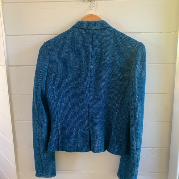 ⭐️ HOST PICK: Hugo Boss Orange fully lined blue jacket. Size 8. - Picture 3 of 12